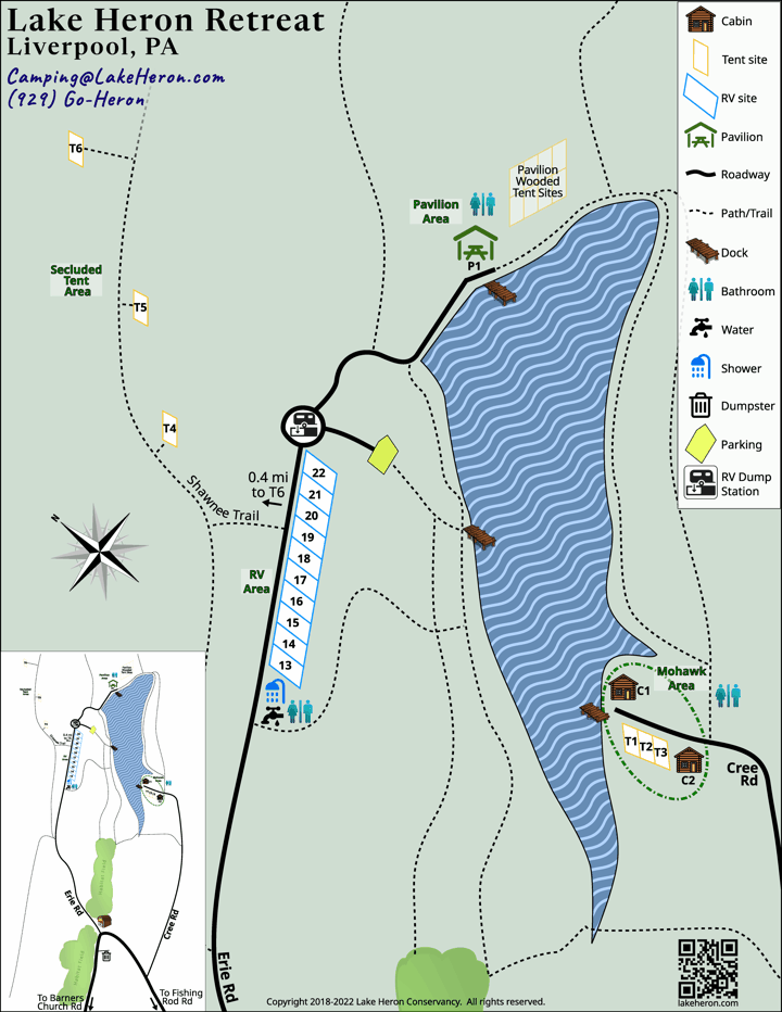 campsite map